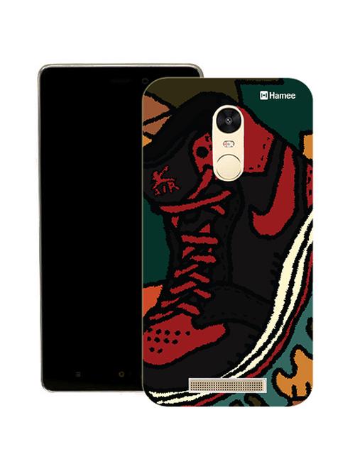 hamee tm thin fit printed hard back case cover for lenovo vibe k6 note cover (shoe) - 12707447 - Very Small Image - 1