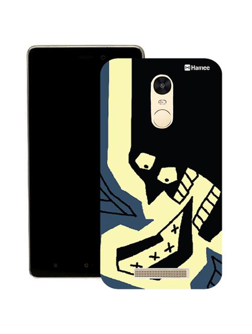 hamee tm thin fit printed hard back case cover for lenovo vibe k6 note cover (abstract face 11) - 12707448 - Very Small Image - 1