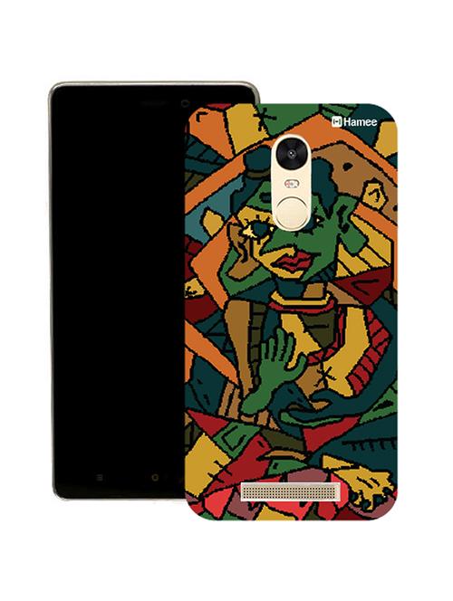 hamee tm thin fit printed hard back case cover for lenovo vibe k6 note cover (abstract 12) - 12707449 - Very Small Image - 1