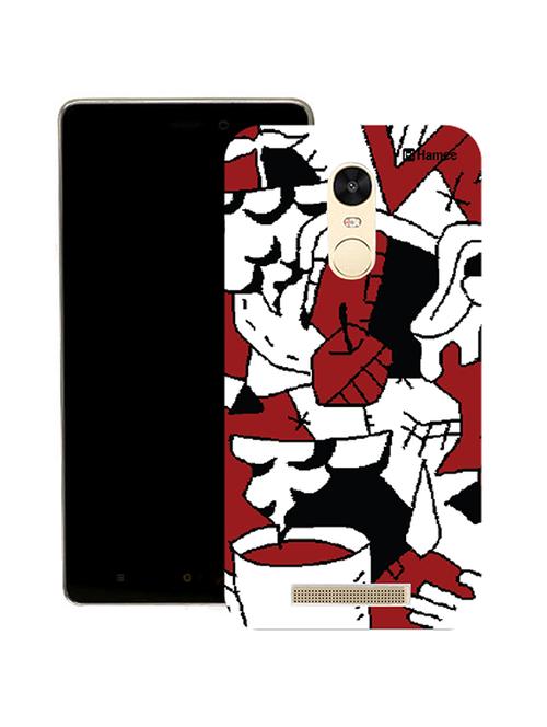 hamee tm thin fit printed hard back case cover for lenovo vibe k6 note cover (abstract 15) - 12707453 - Very Small Image - 1