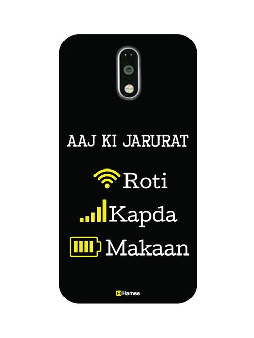 customizable hamee original cover thin fit plastic hard back case cover for lenovo vibe k6 note aaj ki jarurat - 12707492 - Very Small Image - 1