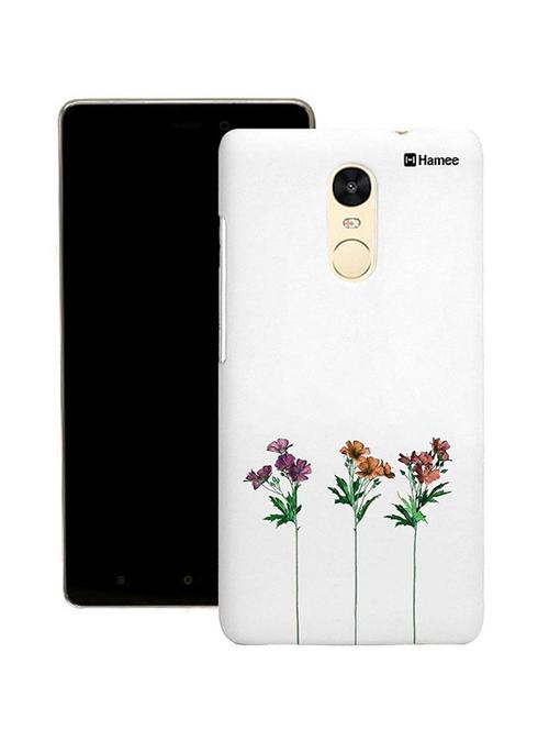 customizable hamee original cover thin fit plastic hard back case cover for lenovo vibe k6 note (three flowers) - 12707740 - Very Small Image - 1
