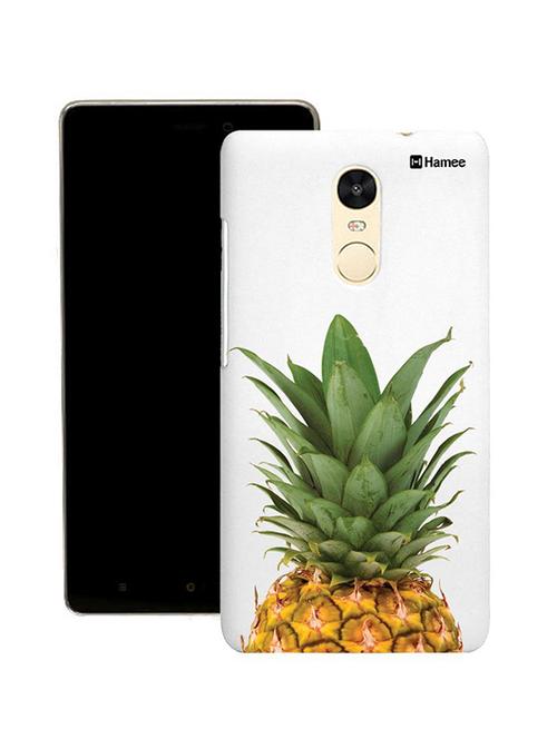 customizable hamee original cover thin fit plastic hard back case cover for lenovo vibe k6 note (pineapple top) - 12707742 - Very Small Image - 1