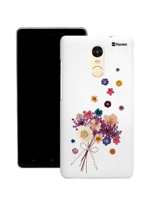 customizable hamee original cover thin fit plastic hard back case cover for lenovo vibe k6 note (flower bunch) - 12707755 - Very Small Image - 1