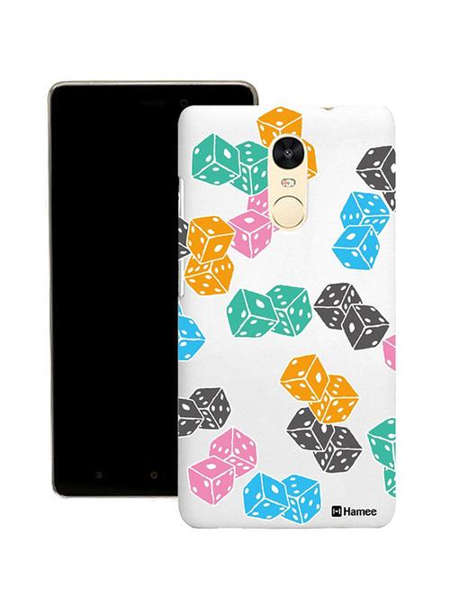customizable hamee original cover thin fit plastic hard back case cover for lenovo vibe k6 note (dice) - 12707770 - Very Small Image - 1