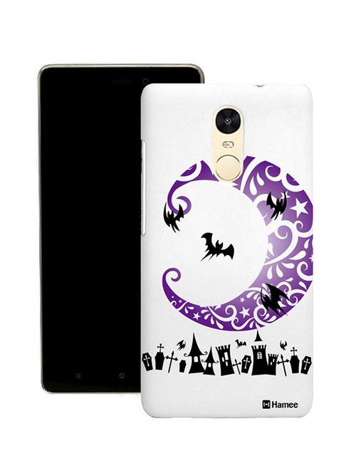 customizable hamee original cover thin fit plastic hard back case cover for lenovo vibe k6 note (purple moon) - 12707771 - Very Small Image - 1