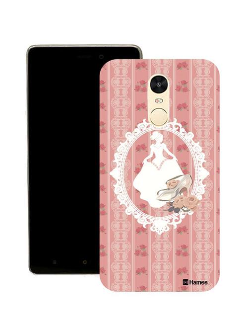customizable hamee original cover thin fit plastic hard back case cover for lenovo vibe k6 note (white princess on pink) - 12707772 - Very Small Image - 1