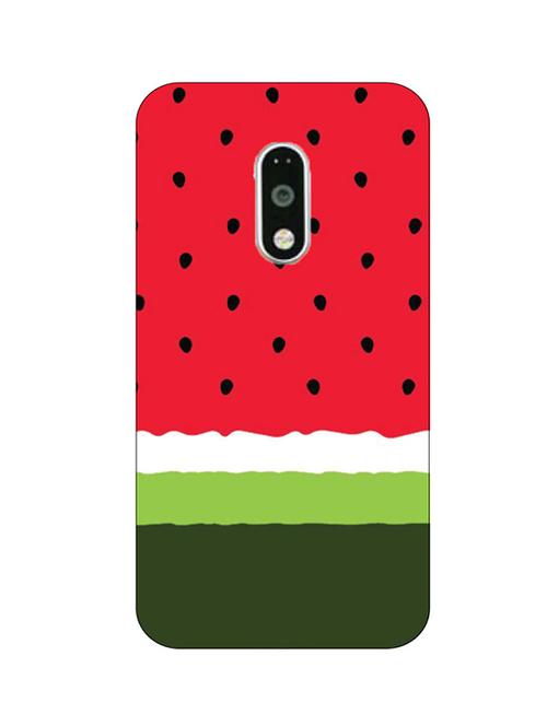 customizable hamee original cover thin fit plastic hard back case cover for lenovo vibe k6 note (watermelon ) - 12707823 - Very Small Image - 1