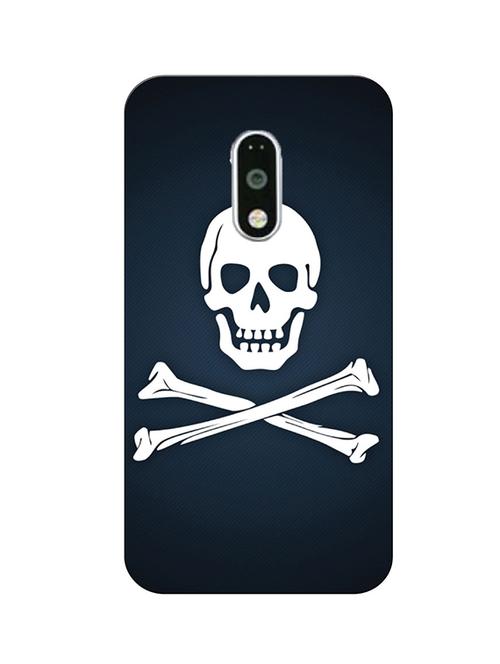 customizable hamee original cover thin fit plastic hard back case cover for lenovo vibe k6 note (skull bones) - 12707837 - Very Small Image - 1