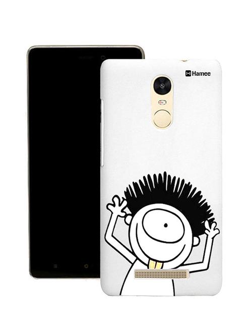 customizable hamee original cover thin fit plastic hard back case cover for lenovo k6 power (peeking monster) - 12709580 - Very Small Image - 1