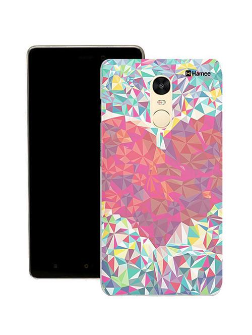 customizable hamee original cover thin fit plastic hard back case cover for lenovo k6 power (translucent crystal heart) - 12709702 - Very Small Image - 1