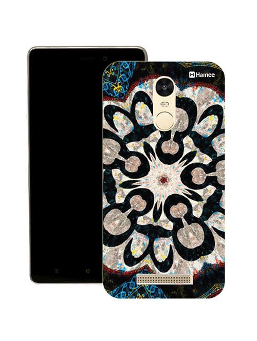 customizable hamee original cover thin fit plastic hard back case cover for lenovo k6 power (black white kaleidoscope) - 12709725 - Very Small Image - 1
