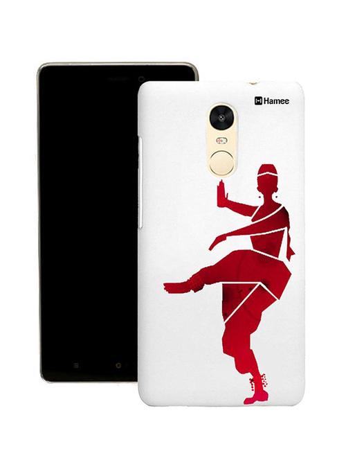 customizable hamee original cover thin fit plastic hard back case cover for lenovo k6 power (red bharatnatyam dancer) - 12709970 - Very Small Image - 1