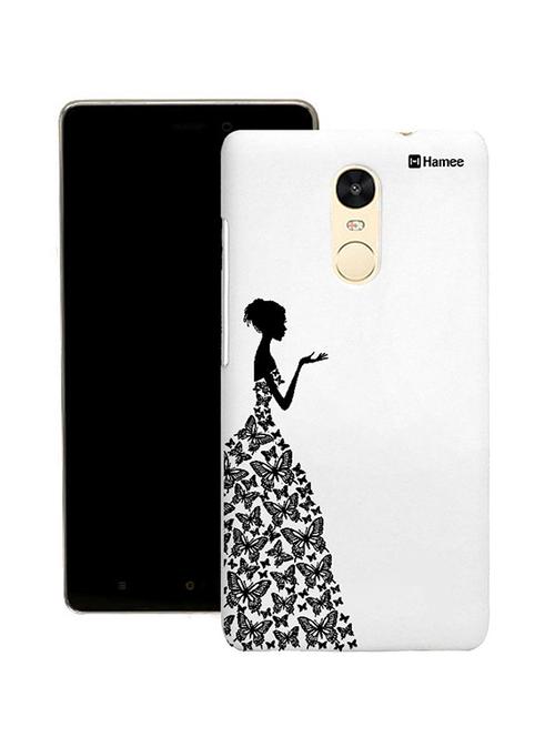 customizable hamee original cover thin fit plastic hard back case cover for lenovo k6 power (flower dress) - 12710076 - Very Small Image - 1