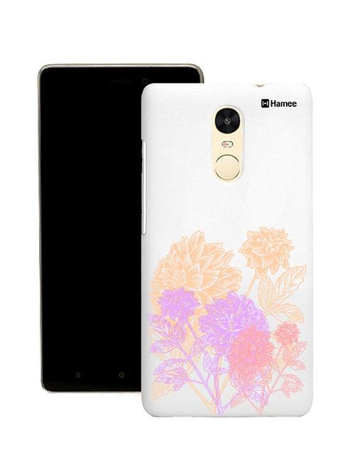 customizable hamee original cover thin fit plastic hard back case cover for lenovo k6 power (pastel flowers) - 12710083 - Very Small Image - 1