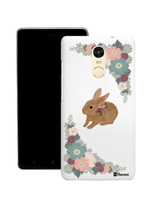 customizable hamee original cover thin fit plastic hard back case cover for lenovo k6 power (pastel rabbit) - 12710178 - Very Small Image - 1