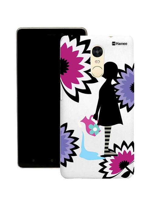 customizable hamee original cover thin fit plastic hard back case cover for lenovo k6 power (girl with watering can) - 12710187 - Very Small Image - 1