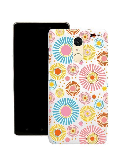 customizable hamee original cover thin fit plastic hard back case cover for lenovo k6 power (floral bloom / pink) - 12710214 - Very Small Image - 1