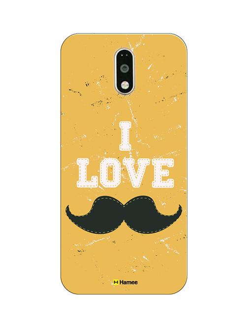 customizable hamee original cover thin fit plastic hard back case cover for coolpad note 5 i love mustaches - 12711724 - Very Small Image - 1