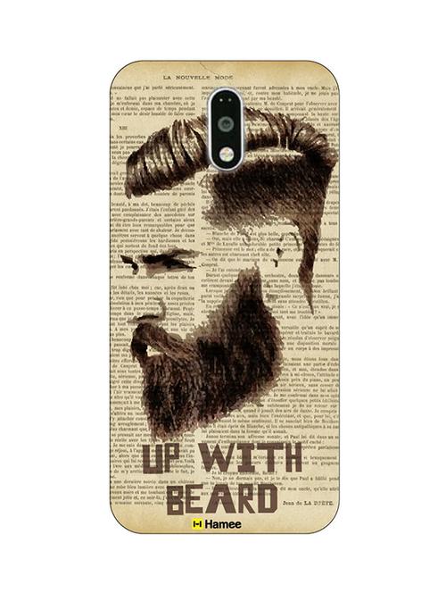customizable hamee original cover thin fit plastic hard back case cover for coolpad note 5 up with beard - 12711737 - Very Small Image - 1