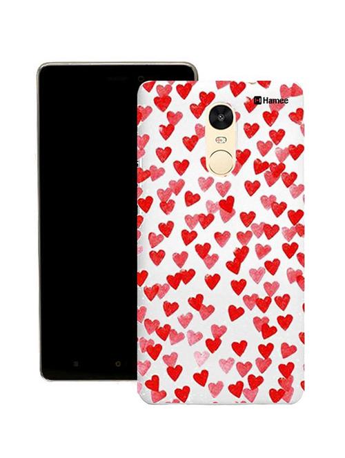 customizable hamee original cover thin fit plastic hard back case cover for coolpad note 5 (pink hearts) - 12711932 - Very Small Image - 1