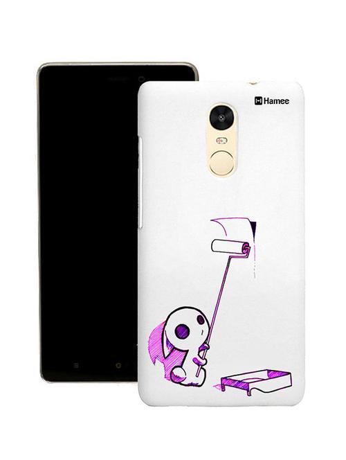 customizable hamee original cover thin fit plastic hard back case cover for coolpad note 5 (black little monster) - 12711951 - Very Small Image - 1