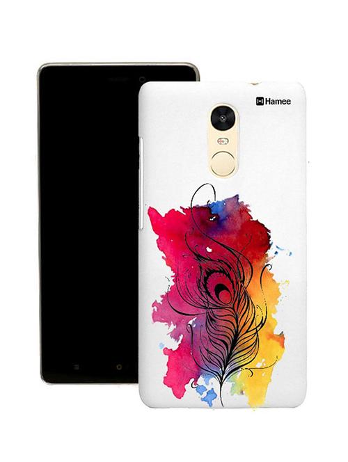 customizable hamee original cover thin fit plastic hard back case cover for coolpad note 5 (peacock splash) - 12711958 - Very Small Image - 1