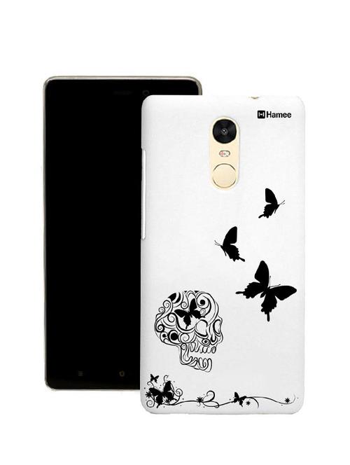 customizable hamee original cover thin fit plastic hard back case cover for coolpad note 5 (skull butterfly) - 12711983 - Very Small Image - 1
