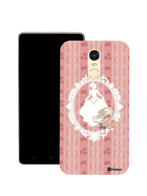customizable hamee original cover thin fit plastic hard back case cover for coolpad note 5 (white princess on pink) - 12711995 - Very Small Image - 1