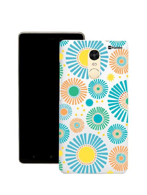 customizable hamee original cover thin fit plastic hard back case cover for coolpad note 5 (floral bloom / blue) - 12712001 - Very Small Image - 1