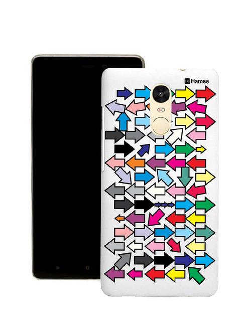 customizable hamee original cover thin fit plastic hard back case cover for coolpad note 5 (multicolour arrows) - 12712004 - Very Small Image - 1