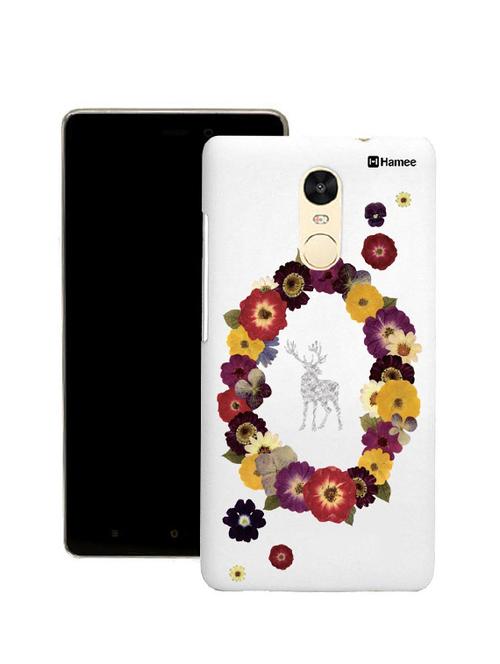 customizable hamee original cover thin fit plastic hard back case cover for coolpad note 5 (flower garland) - 12712016 - Very Small Image - 1