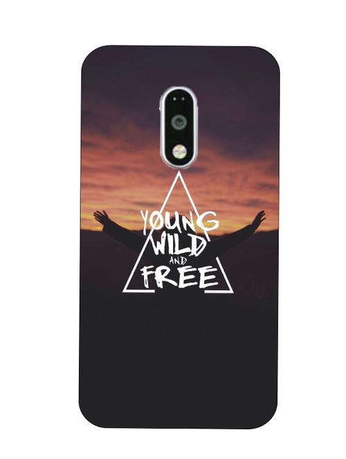 customizable hamee original cover thin fit plastic hard back case cover for coolpad note 5 (young wild free) - 12712052 - Very Small Image - 1