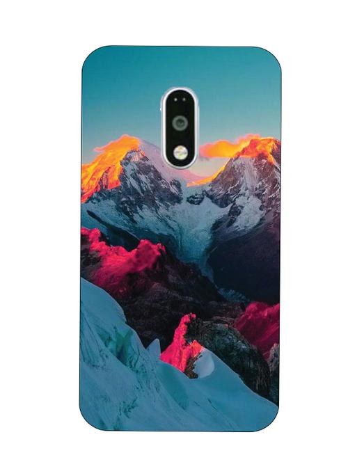 customizable hamee original cover thin fit plastic hard back case cover for coolpad note 5 (vibrant mountains) - 12712061 - Very Small Image - 1