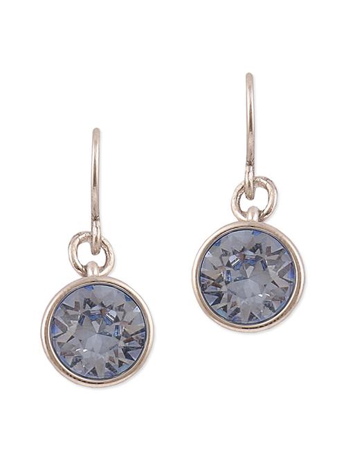 blue crystal round earrings - 1271587 - Very Small Image - 1