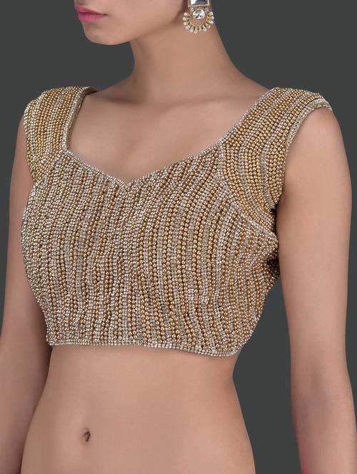 gold embellished blouse - 1273417 - Very Small Image - 1