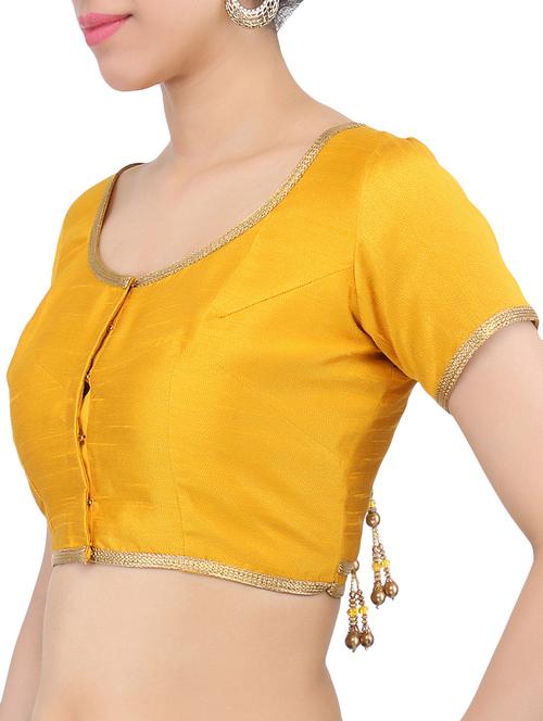 yellow and gold short sleeve blouse - 1274614 - Very Small Image - 1