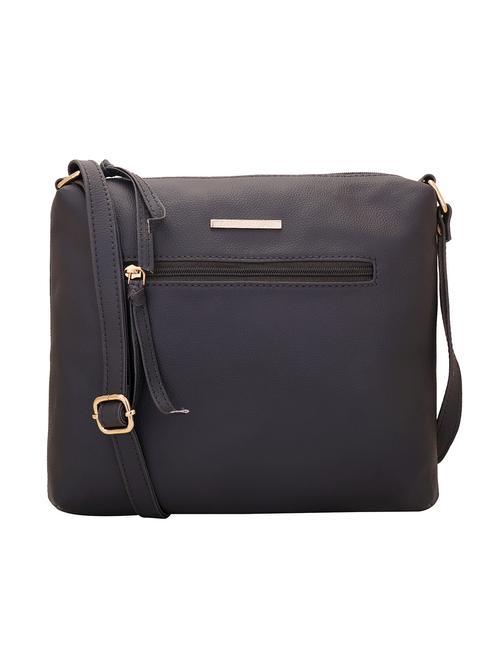 black leatherette sling bag - 12753917 - Very Small Image - 1