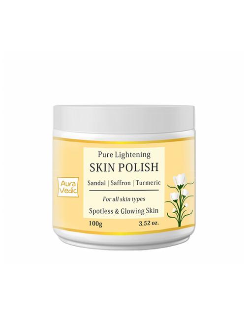 auravedic pure lightening skin polish with sandal - 12757129 - Very Small Image - 1