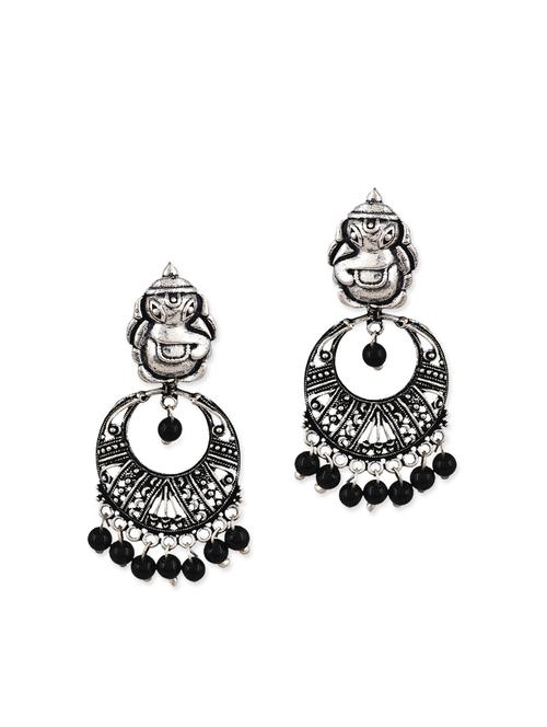 silver metal hoop earring - 12757237 - Very Small Image - 1
