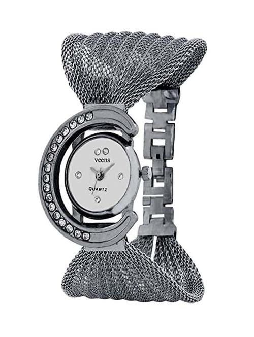 silver studded braclet style watch - 12758399 - Very Small Image - 1