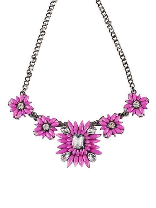 pink metal  necklace - 12762701 - Very Small Image - 1