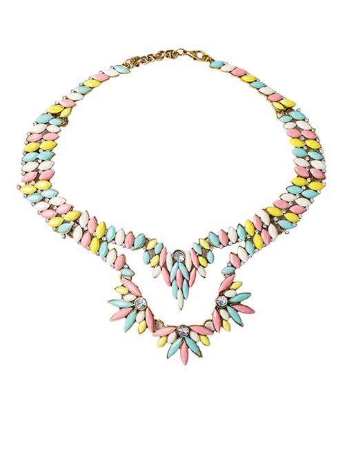 multi colored metal necklace - 12762715 - Very Small Image - 1