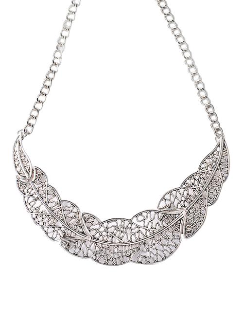 silver metal  necklace - 12762726 - Very Small Image - 1