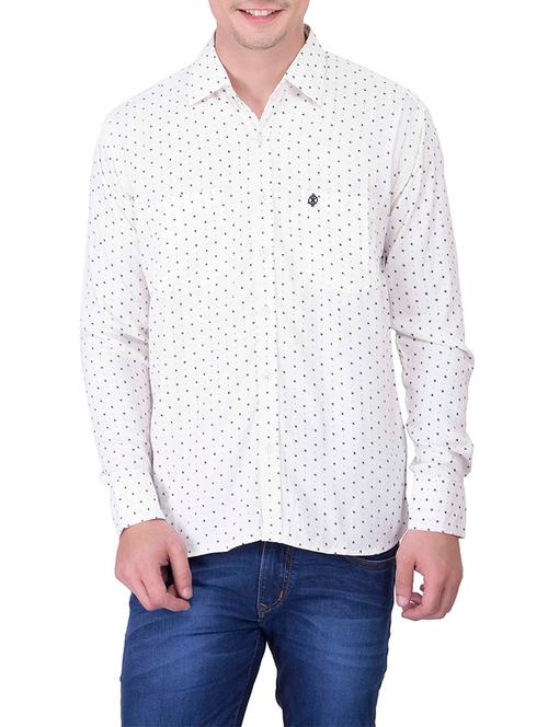 white polyester casual shirt - 12776138 - Very Small Image - 1