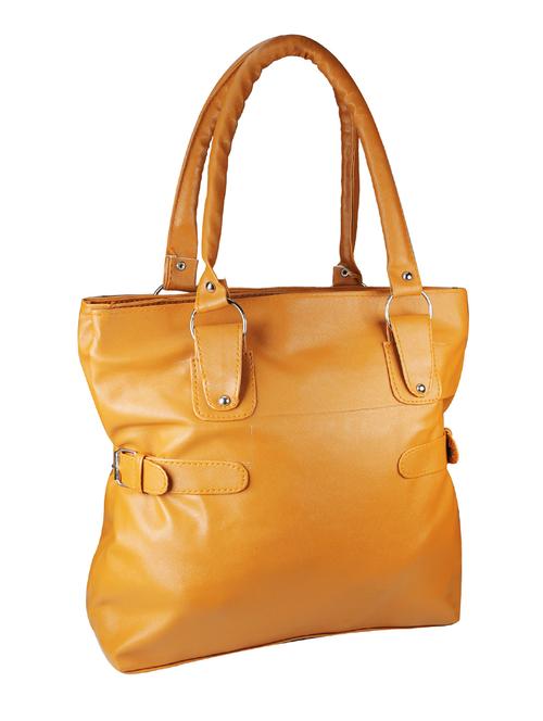 yellow leather handbag - 12777180 - Very Small Image - 1