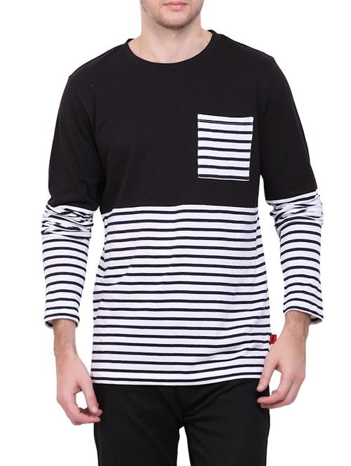 black cotton pocket t-shirt - 12778234 - Very Small Image - 1