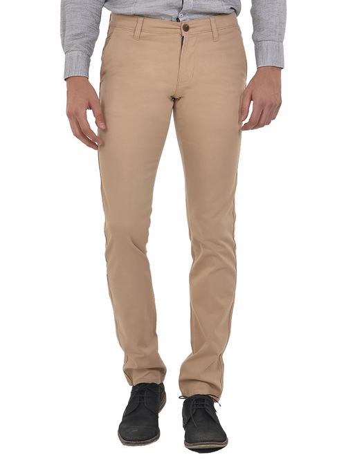 beige cotton chinos - 12778721 - Very Small Image - 1