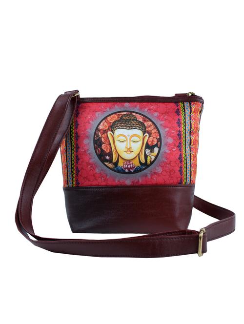 pink satin sling bag - 12778992 - Very Small Image - 1