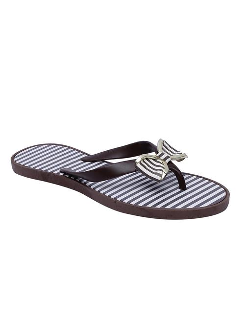 brown pvc  flip flops - 12779716 - Very Small Image - 1